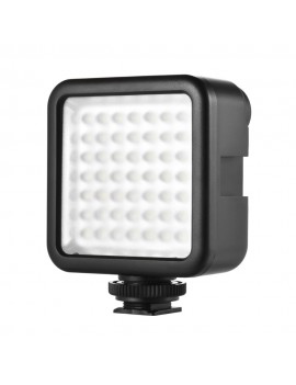 Andoer W49 Mini Interlock Camera LED Panel Light Dimmable Camcorder Video Lighting With Shoe Mount Adapter for Canon Nikon Sony A7 DSLR