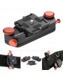 Andoer Metal Quick Release Camera Waist Belt Strap Buckle Button Mount Clip for Canon Nikon Sony DSLR Cameras Max. Load Capacity 20kg