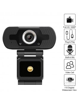 Full HD 1080P Wide Angle USB Webcam USB2.0 Drive-Free With Mic Web Cam Laptop Online Teching Conference Live Streaming Video Calling Web Cameras Webcame