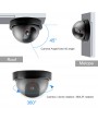 Fake Camera Dummy Waterproof Security CCTV Surveillance Camera With Flashing Red Led Light Dome Camera