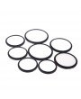 8pcs Filter Step Up Rings Adapter 49-52-55-58-62-67-72-77-82mm 49mm-82mm
